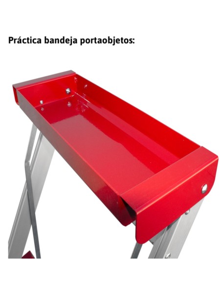 Taburete de alta seguridad en aluminio SGP3 3 Peldaños