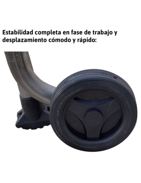 Escalera plegable con amplia plataforma de trabajo PL5  5 Peldaños