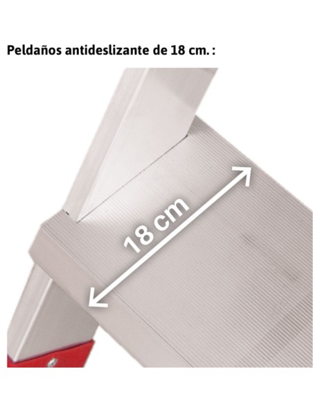 Taburete profesional para la industria CM4 4 Peldaños
