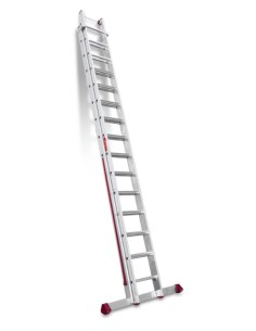 Escalera multiuso de 2 tramos con peldaños cómodos EN1415 14+15 Peldaños 2