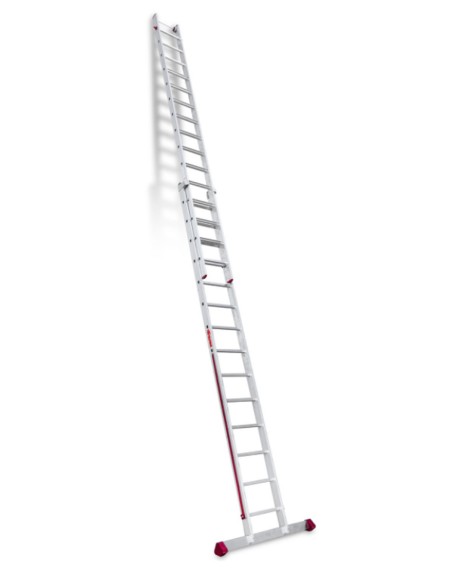 Escalera multiuso de 2 tramos con peldaños cómodos EN1415 14+15 Peldaños