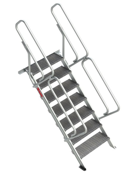 Escalera para entreplantas y altillos | Tramex | Inclinación 45º SG-T-07 7 Peldaños