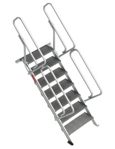 Escalera para entreplantas y altillos | Tramex | Inclinación 45º SG-T-09 9 Peldaños