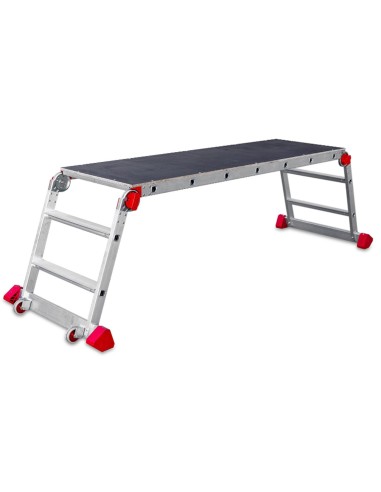 Plataforma de trabajo plegable para uso profesional PLA2 2 Peldaño