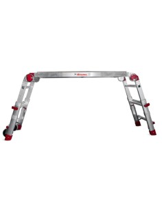 Plataforma de trabajo plegable y regulable en altura PLAT-T  1+2 Peldaños 2
