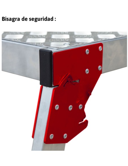 Plataforma de trabajo plegable para uso profesional PLAF 1 Peldaño