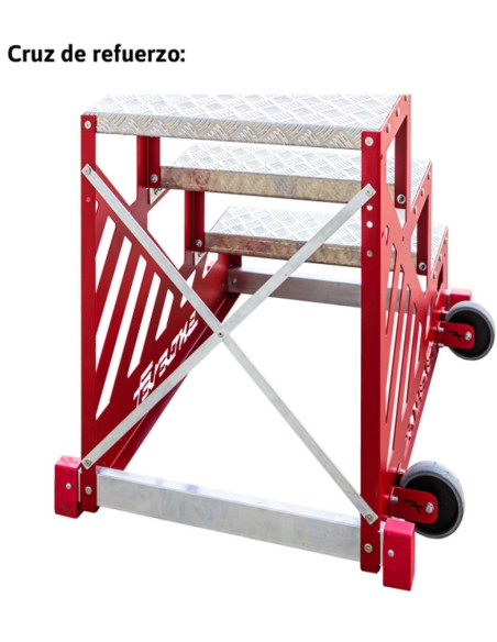 Taburete profesional para la industria SGAS01 1 Peldaño