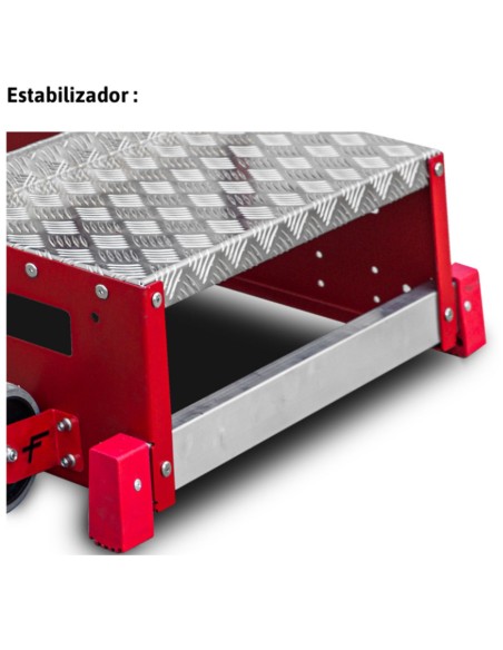 Taburete profesional para la industria SGAS01 1 Peldaño