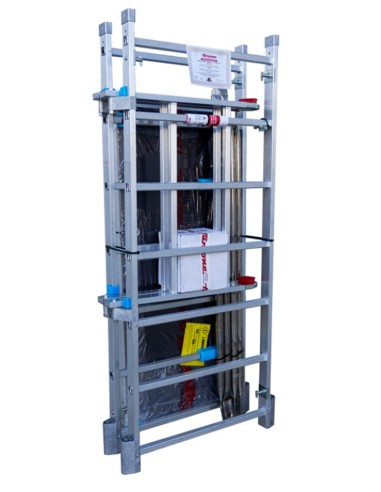 Andamio de aluminio con ruedas y plataforma de 140x60 cm. PACK-160- 1 -2 y 3