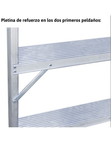 Escalera cónica para trabajos agrícolas T614 14 Peldaños