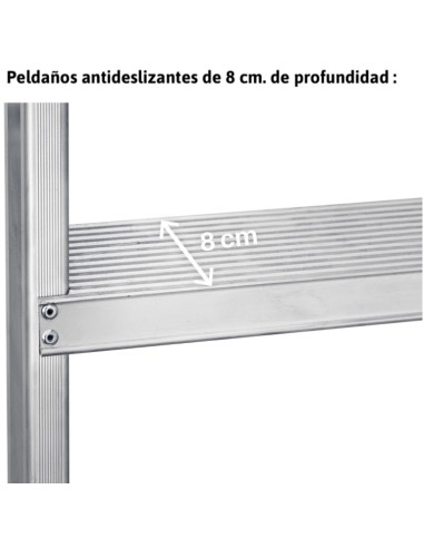 Banco agrícola de 3 patas  T705  5 Peldaños