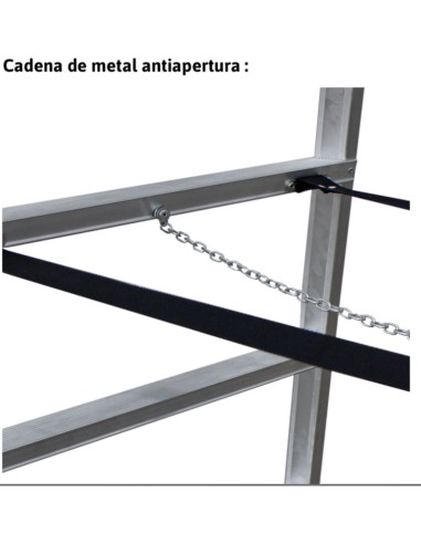 Escalera agrícola de doble subida  8+8 Peldaños  T808