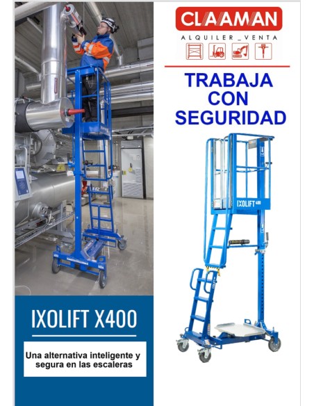 Plataforma de escalera movil IXOLIFT  400WS