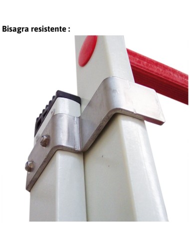 Escalera extensible de 2 tramos de fibra de vidrio 12+12 Peldaños