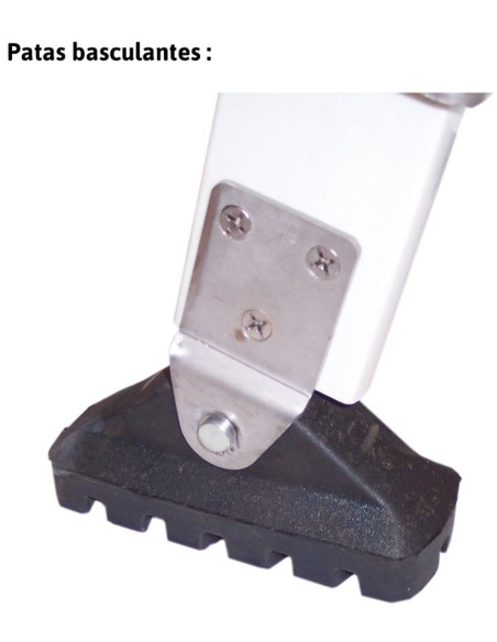 Escalera de un tramo para uso en apoyo de fibra de fibra 1TFV-500