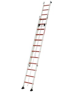 Escalera de fibra de vidrio extensible con rueda 2TFV-400/EC