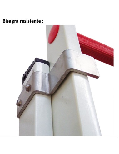 Escalera de fibra de vidrio extensible con rueda 2TFV-500/EC