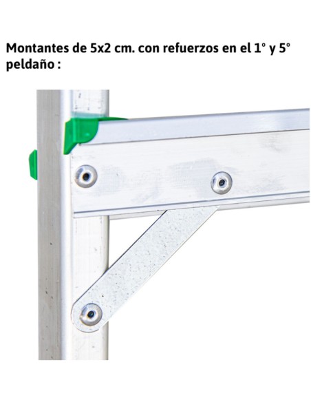 Escalera de tijera para uso doméstico ES-DOM7 7 Peldaños