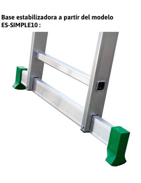 Escalera de apoyo ES-SIMPLE12   12 Peldaños