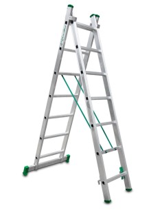 Escalera de bricolaje de 2 tramos ES-DOBLE7  7+7 Peldaños 2
