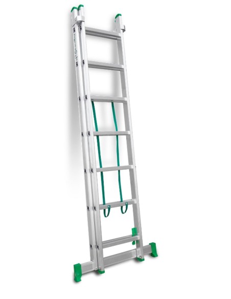 Escalera de bricolaje de 2 tramos ES-DOBLE7  7+7 Peldaños