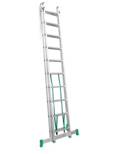 Escalera de bricolaje de 2 tramos ES-DOBLE10   10+10 Peldaños 2