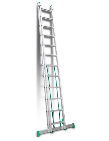 Escalera de bricolaje de 2 tramos ES-DOBLE12   12+12 Peldaños