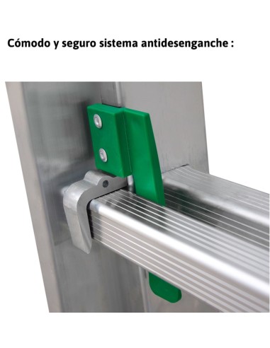 Escalera de bricolaje de 2 tramos ES-DOBLE12   12+12 Peldaños