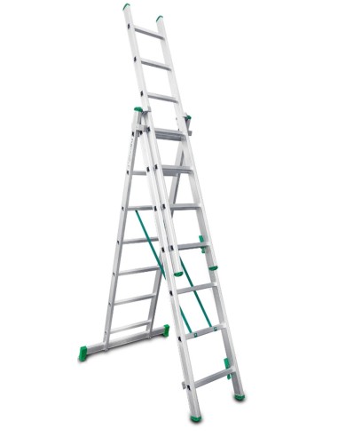 Escalera multiusos de 3 tramos   7+7+7   ES-TRIPLE7