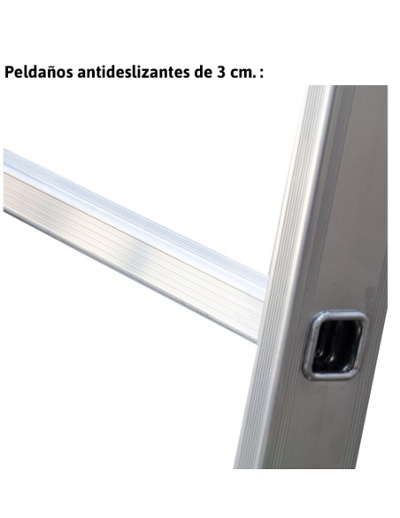 Escalera multiusos de 3 tramos   7+7+7   ES-TRIPLE7