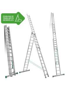 Escalera multiusos de 3 tramos 14+14+14  ES-TRIPLE14