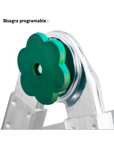 Escalera telescópica multiusos de uso doméstico 8+8 Peldaños ES-TELE4X4