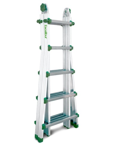 Escalera telescópica multiusos de uso doméstico 10+10 Peldaños ES-TELE5X4