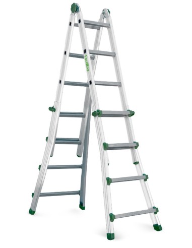 Escalera telescópica multiusos de uso doméstico 10+10 Peldaños ES-TELE5X4
