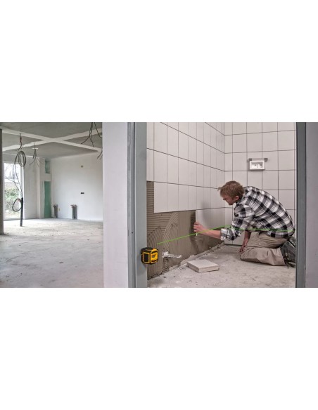 Láser de líneas verdes en cruz y plomada LAX 300 G + Trípode ST-K-S