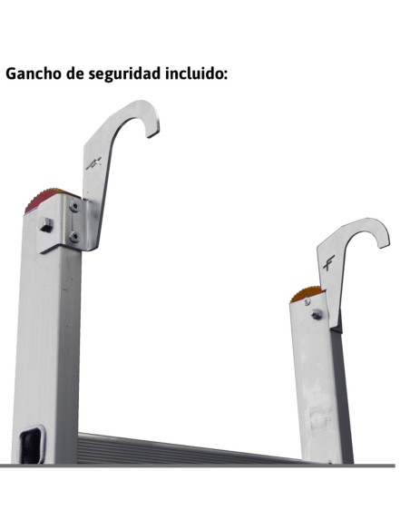 Escalera de apoyo con ganchos para entreplantas y altillos  SAS