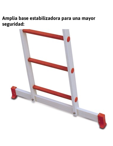 Escalera multiuso de 2 tramos de fibra de vidrio  2TFVC