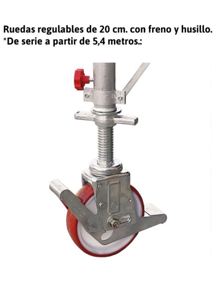 Andamio individual 75 x 300 Cm Top System