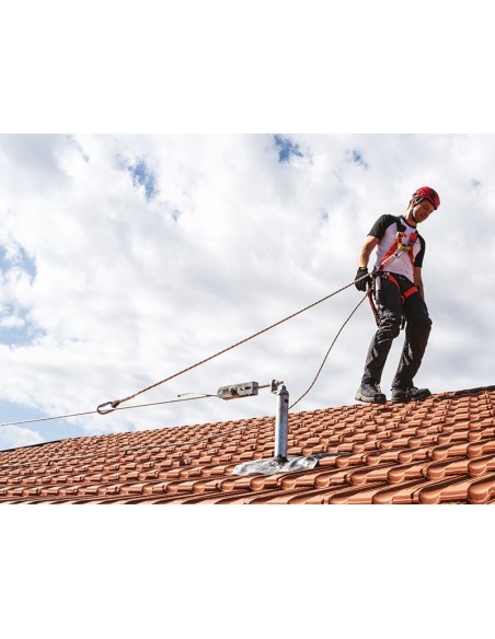 Línea Vida Cubiertas Metal, Hormigón, Madera