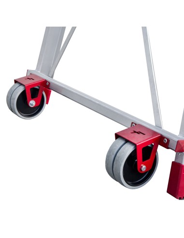 Escalera con amplia plataforma y altura regulable PLS6.7