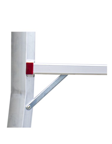 Escalera con amplia plataforma y altura regulable PLS6.7