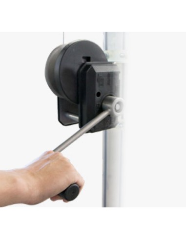 Escalera con plataforma y plano de carga eléctrico  PICK10  4 Peldaños