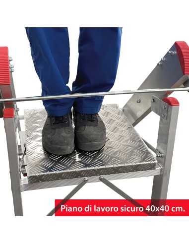 Taburete profesional para la industria CM2 2 Peldaños