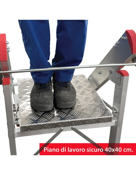 Taburete profesional para la industria CM3 3 Peldaños