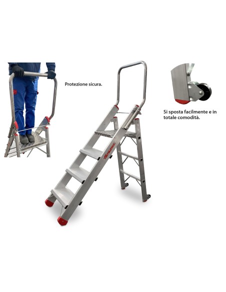 Taburete profesional para la industria CM3 3 Peldaños