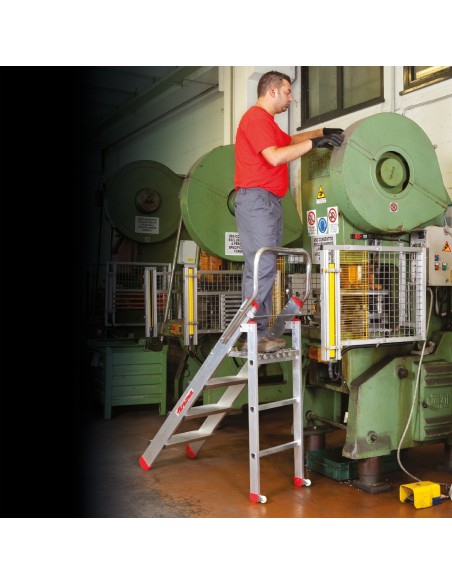Taburete profesional para la industria CM4 4 Peldaños