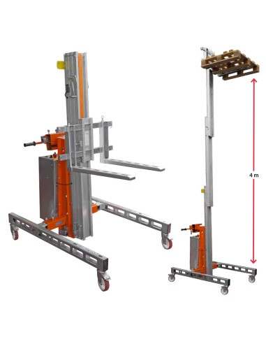 Elevador de Material en Aluminio 200 kg