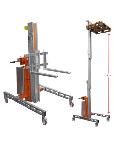 Elevador Material Con Batería 200 kg