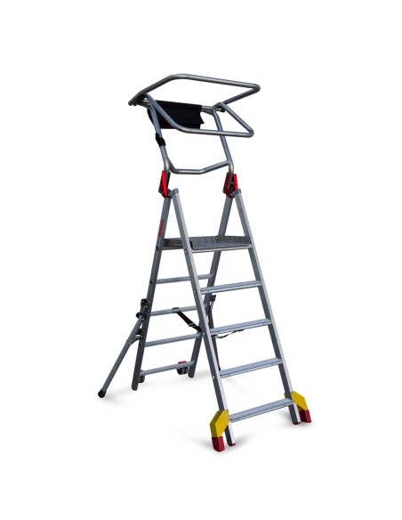 Escalera plegable con amplia plataforma de trabajo PL3 3 Peldaños