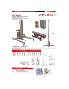 Elevador Material 300 kg Bateria 2